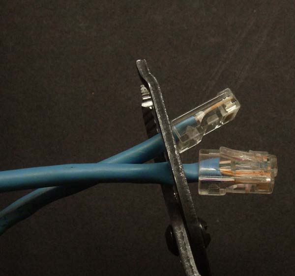 Get yourself a pair of wire cutters/strippers and remove the ends.