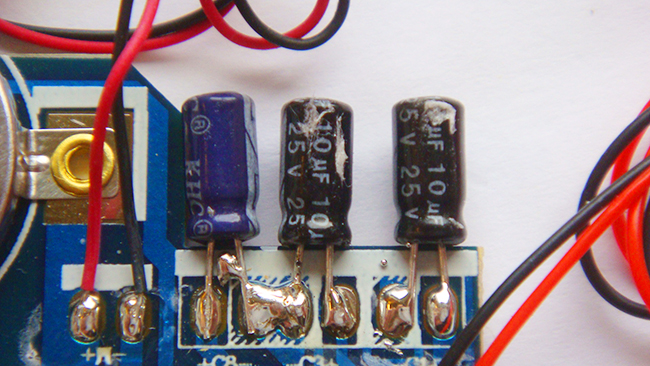 Hallmark Innovations Voice Recorder Card - Capacitors
