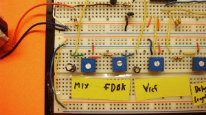 pt2399 echo guitar pedal circuit trimpots